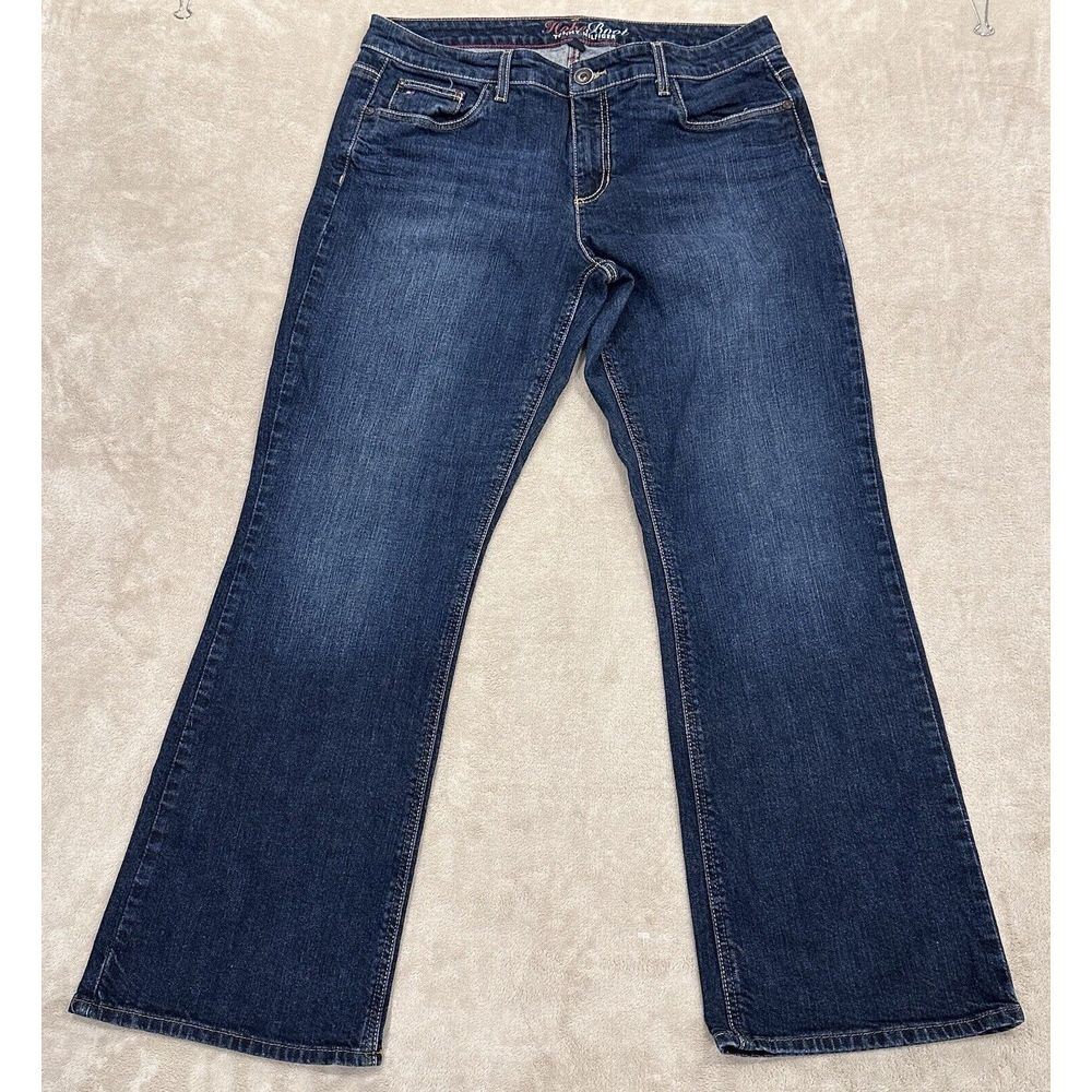 Tommy‎ Hilfiger Hope Bootcut Jeans High Rise Stretch Denim Women's 14 (34x30)